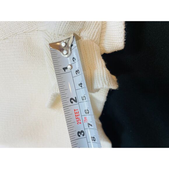 ~ MABLE S/M Sweater Shorts** White Knit Boho Soft Cozy Coastal Beachy Festival - Picture 7 of 11